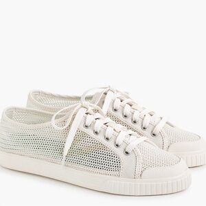 White Tretorn for JCrew Tournament Net Mesh lace -up Sneakers